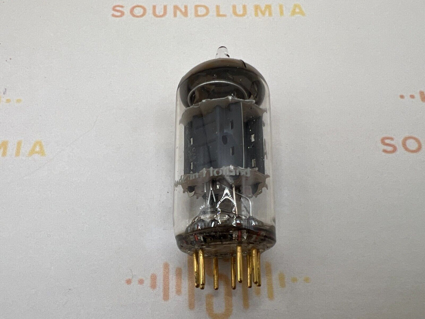Amperex ECC82 12AU7 O-Getter Kurzplatten Goldstift - Heerlen, NL '59 - Stark 