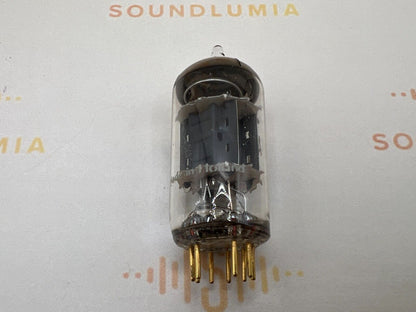 Amperex ECC82 12AU7 O-Getter Kurzplatten Goldstift - Heerlen, NL '59 - Stark 