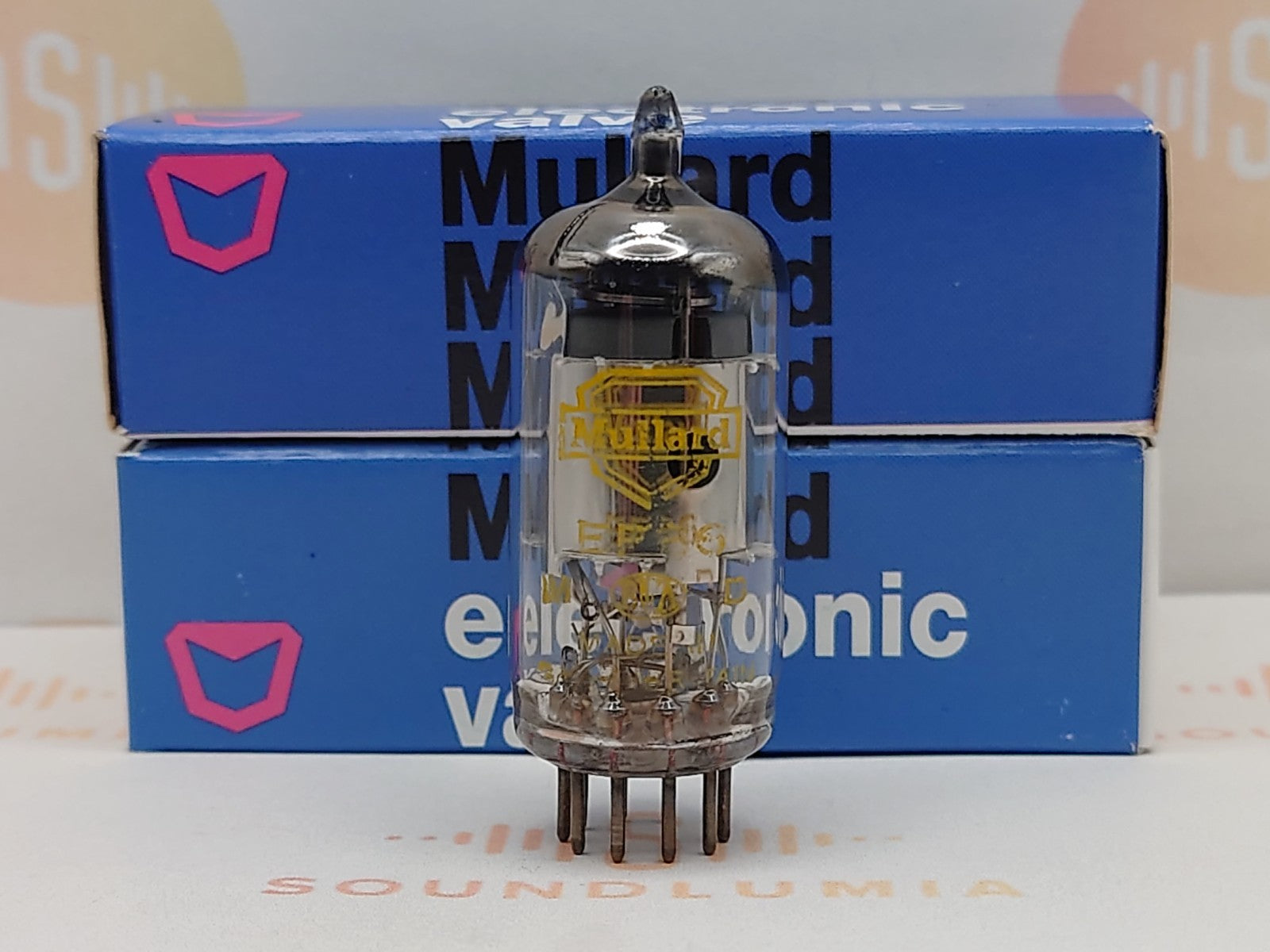 Mullard EF86 NOS Vacuum Tube | 6267 Silver Plates O-getter