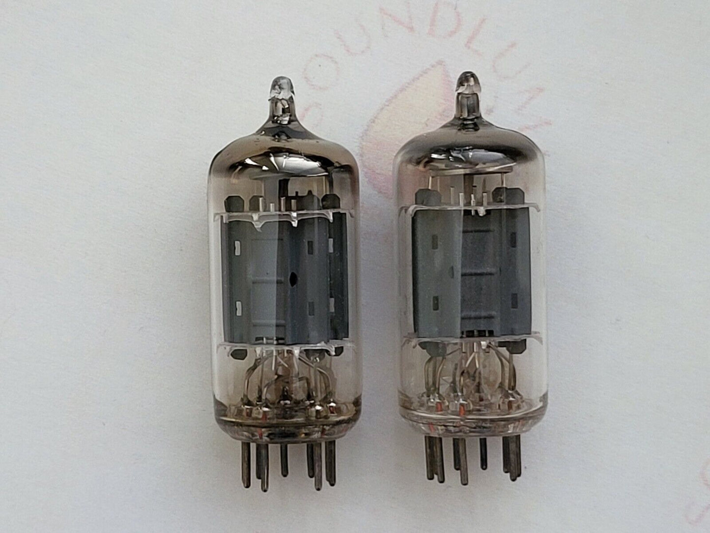 2x Siemens ECC83 12AX7 Tubes - 17mm Long Plates - Munich - mC6 ‡8K/‡0B - Strong