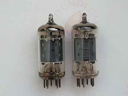 2x Siemens ECC83 12AX7 Tubes - 17mm Long Plates - Munich - mC6 ‡8K/‡0B - Strong