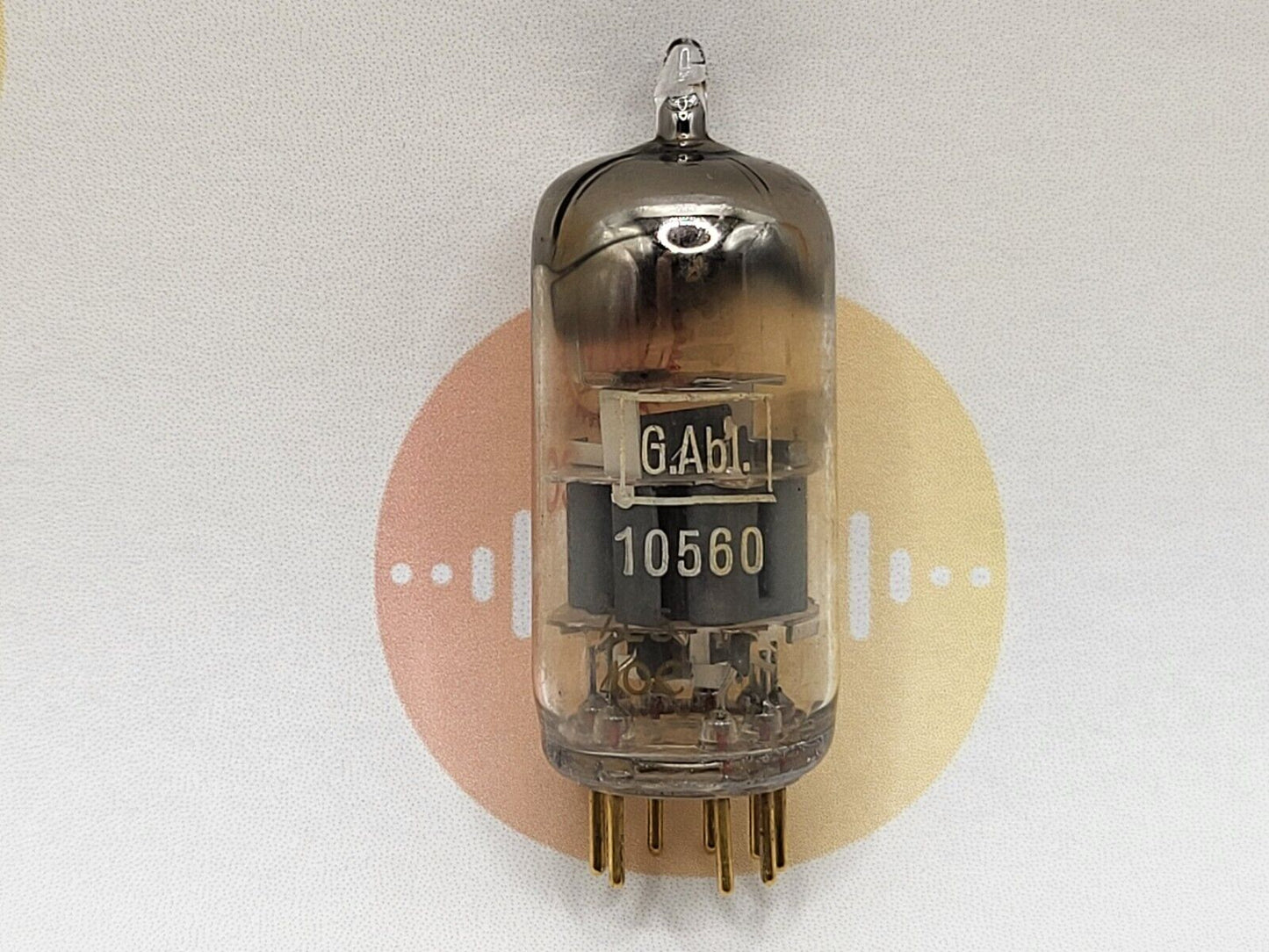 Valvo Philips E88CC gebogener D-Getter – G.Abl – Heerlen, NL '60 – NOS 