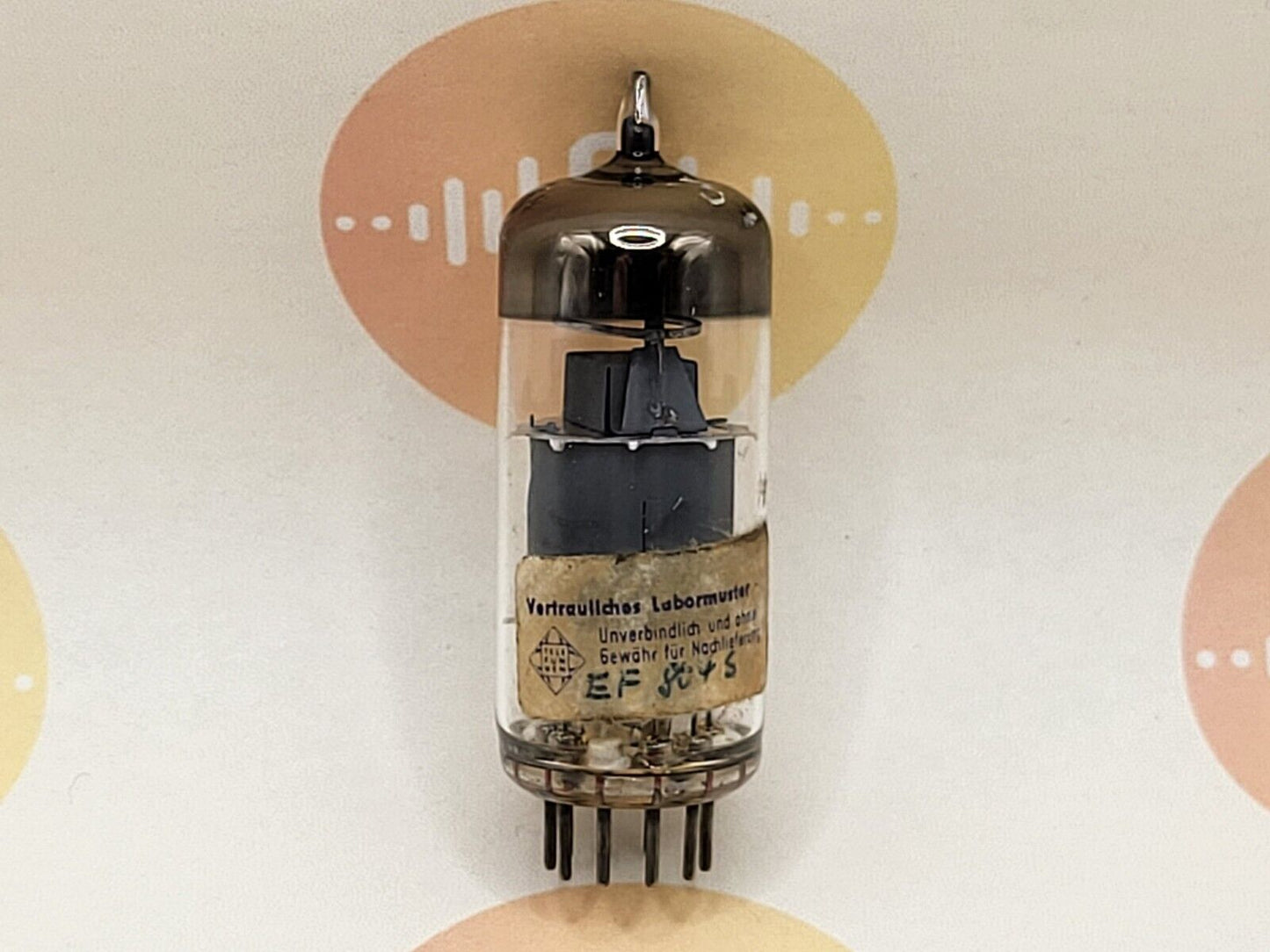 1x Telefunken EF804S Labormuster (Lab Prototypen) - ◇ Unten - Stark