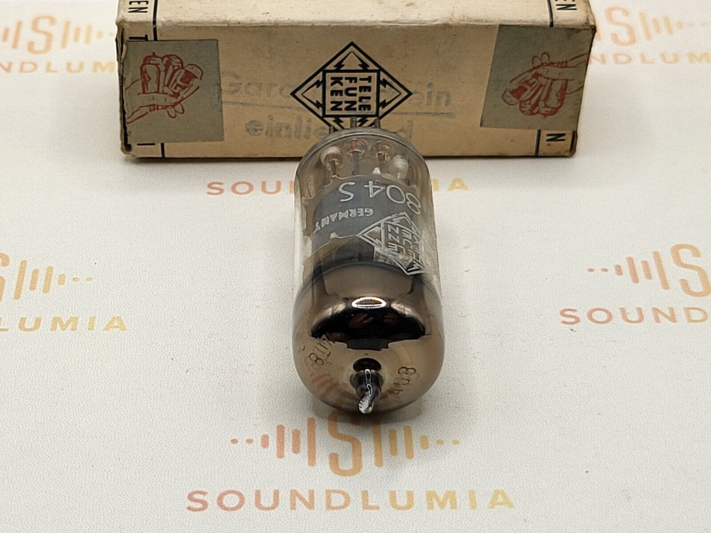 1x Telefunken EF804S Orig. Box - ◇ Unten - Ulm, 1959 - Stark