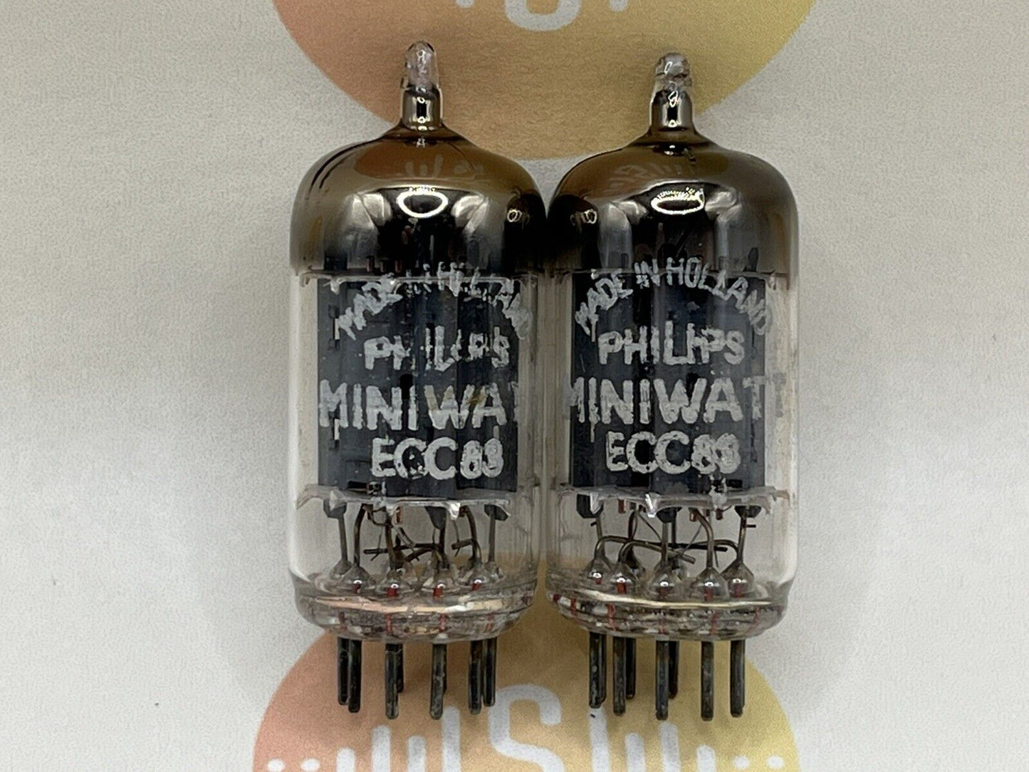 1x Siemens ECC83 12AX7 Langplatten - München, vor 1955 (‡U mCP) - Philips Label 