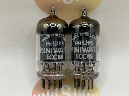 1x Siemens ECC83 12AX7 Langplatten - München, vor 1955 (‡U mCP) - Philips Label 