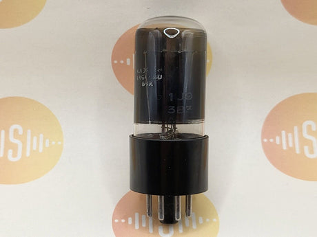 Brimar CV1988 6SN7GT vacuum tube with Black Glass, image 3