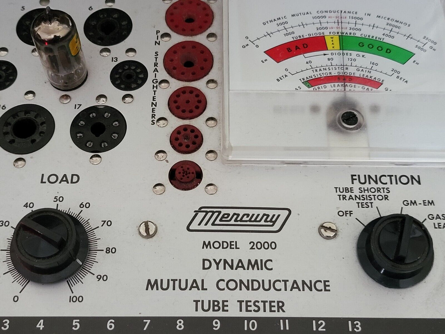 G.E.C. B329 ECC82 12AU7 Matched Pair 14mm Short Plates - Mullard Supply - 1950s