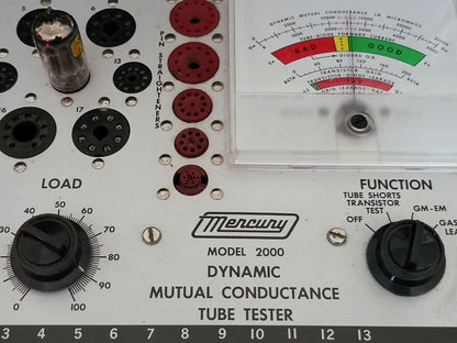 G.E.C. B329 ECC82 12AU7 Matched Pair 14mm Short Plates - Mullard Supply - 1950s