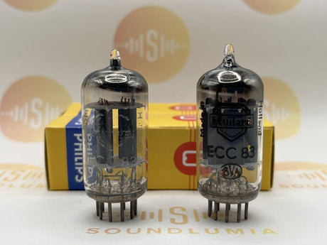 Philips ECC83 12AX7 vacuum tube with D-Foil Getter and Long Plates, image 22