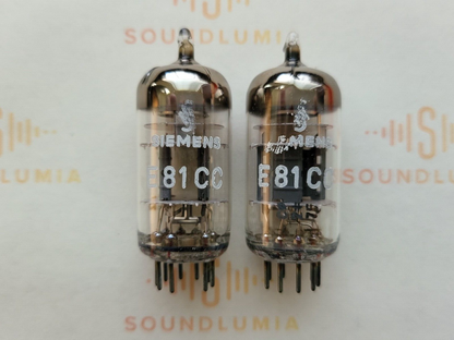 Siemens E81CC = 6201 = ECC801S Triple-Mica Matched Pair - C0 2‡ 7F - Munich - NO