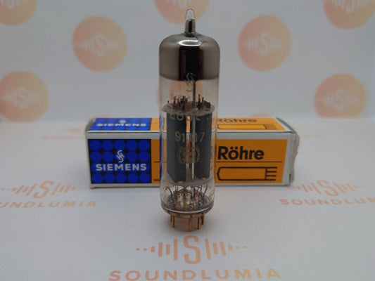 1x Philips E80CC 6085 BWB 107 O-Getter Siemens Label – Heerlen ‘60 - Near NOS