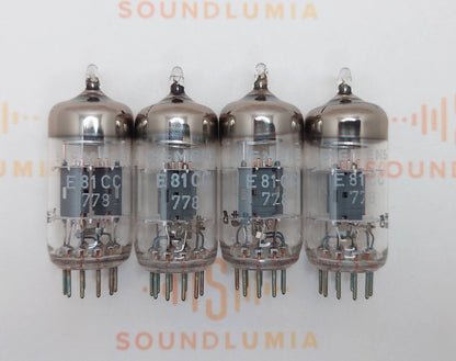 Siemens E81CC ECC801S Matched Quad - München '68 - Gleicher Code - NOS+