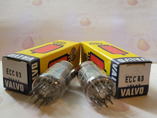 Valvo ECC83 12AX7 Kurze Platten, abgewinkelter Getter