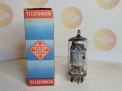 Telefunken EF86 6267 O-getter in Original Box - Diamond Bottom - Ulm 1963 - NOS