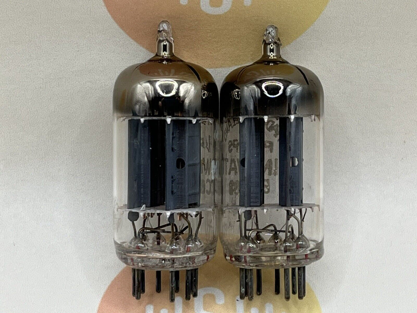 1x Siemens ECC83 12AX7 Langplatten - München, vor 1955 (‡U mCP) - Philips Label 