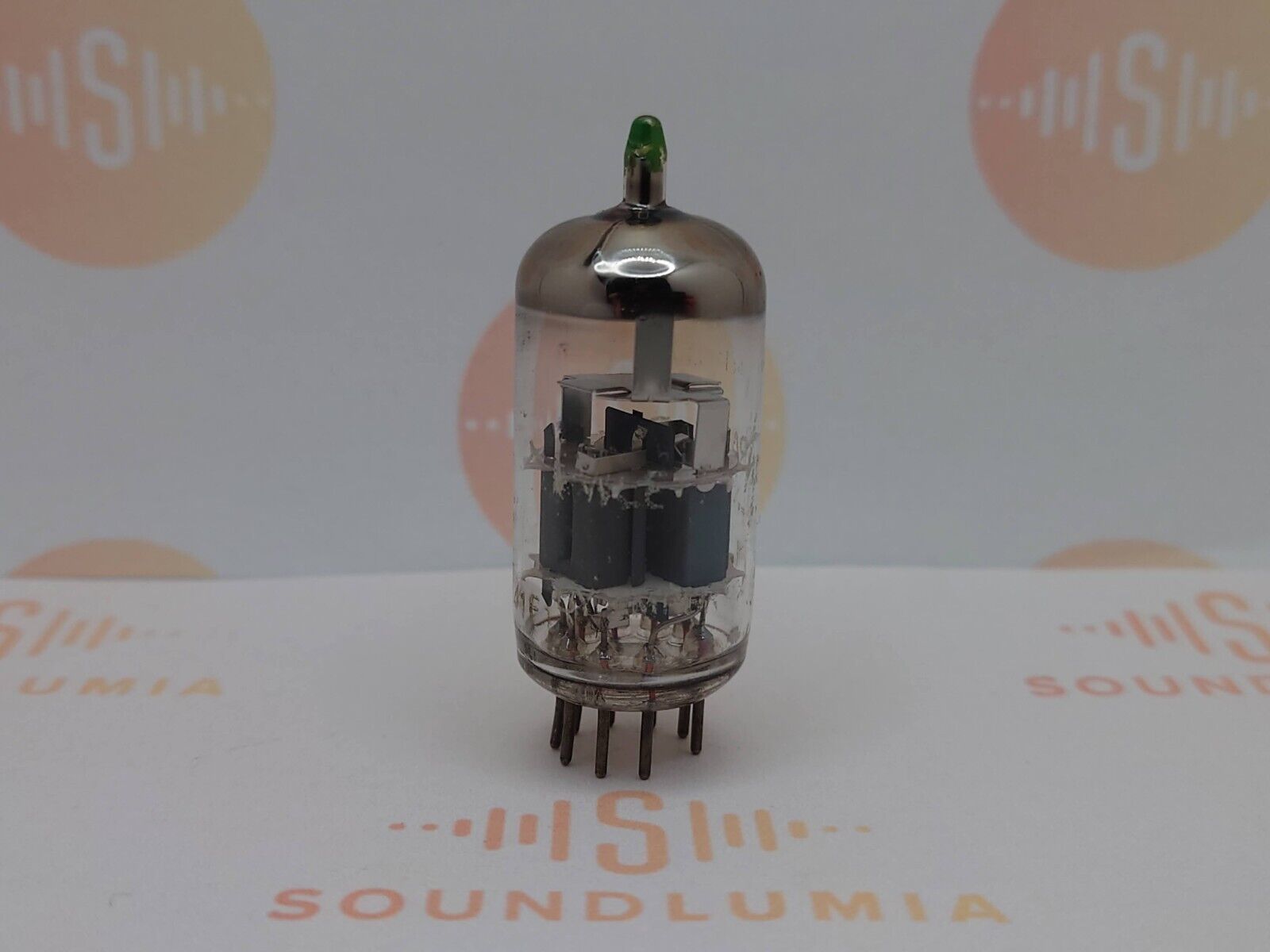 1x Amperex ECC88 6DJ8 Green Tip - HP Select - Heerlen, NL '61 - NOS ...