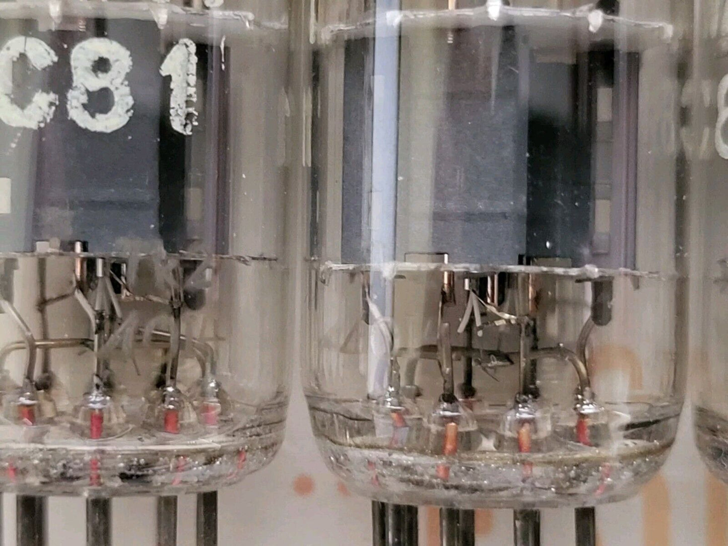Philips ECC81 12AT7 Folien-D-Getter