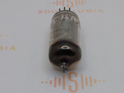1x Mullard EF86 Long Mesh Plates Square Getter - Philips Label - Blackburn '55