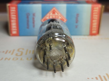 Telefunken EF86 6267 O-getter in Original Box - Diamond Bottom - Ulm 1963 - NOS