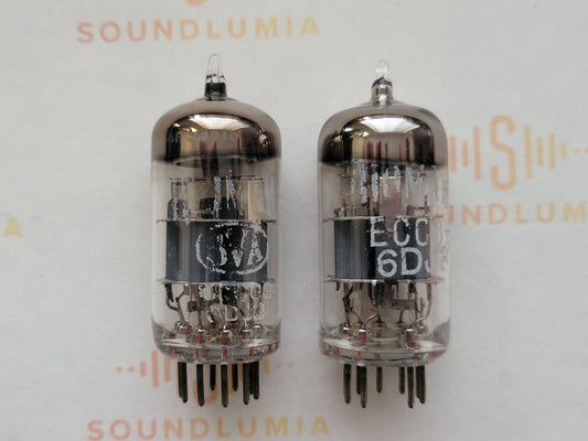 2x Brimar ECC88 = 6DJ8 Matched Pair - BVA British Made - Starke Produktion der 1950er Jahre