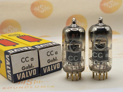Valvo CCa (E88CC+) Passendes Paar Orig. Box BP Gabl. Holland '64 - Gleicher Code - NOS