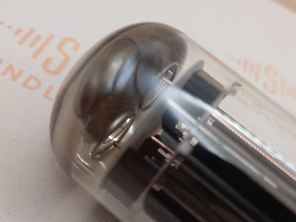 Telefunken 6080 6AS7 vintage vacuum tube triple mica OO-getter metal base Ulm Germany 1967 near NOS