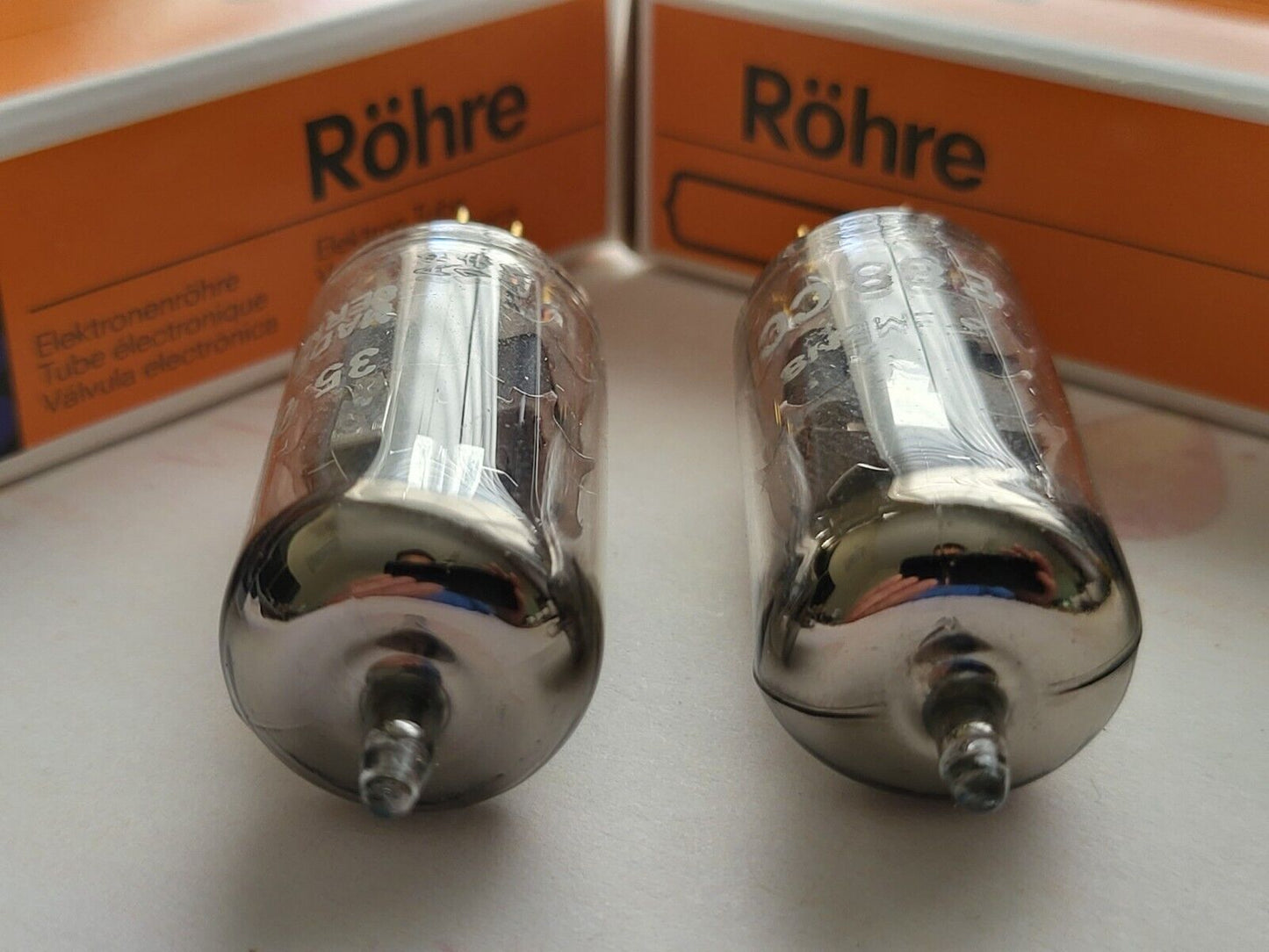 Siemens E88CC = 6922 Graue Schilder, passendes Paar - München A0 1# 4K - NOS 
