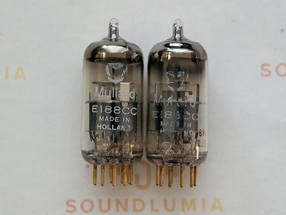 Mullard E188CC = 7308 Matched Pair in Orig. Box - Heerlen, NL 1962/64 - NOS