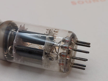 2x Valvo ECC83 12AX7 Kurzplatten O-Getter - Heerlen, NL 1961/62 I65 NOS/NOS+ 
