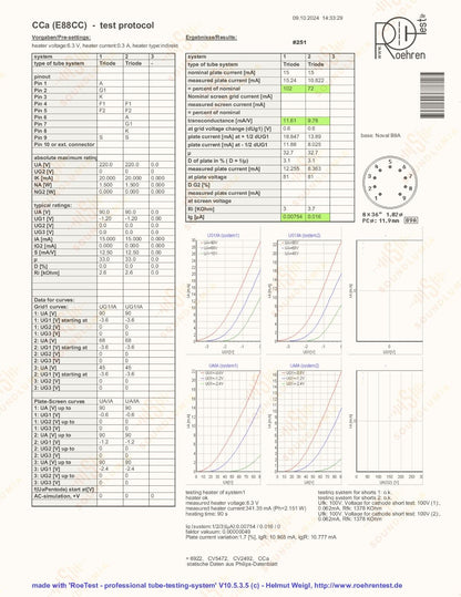 Telefunken CCa (E88CC+) PostRöhre - Ulm
