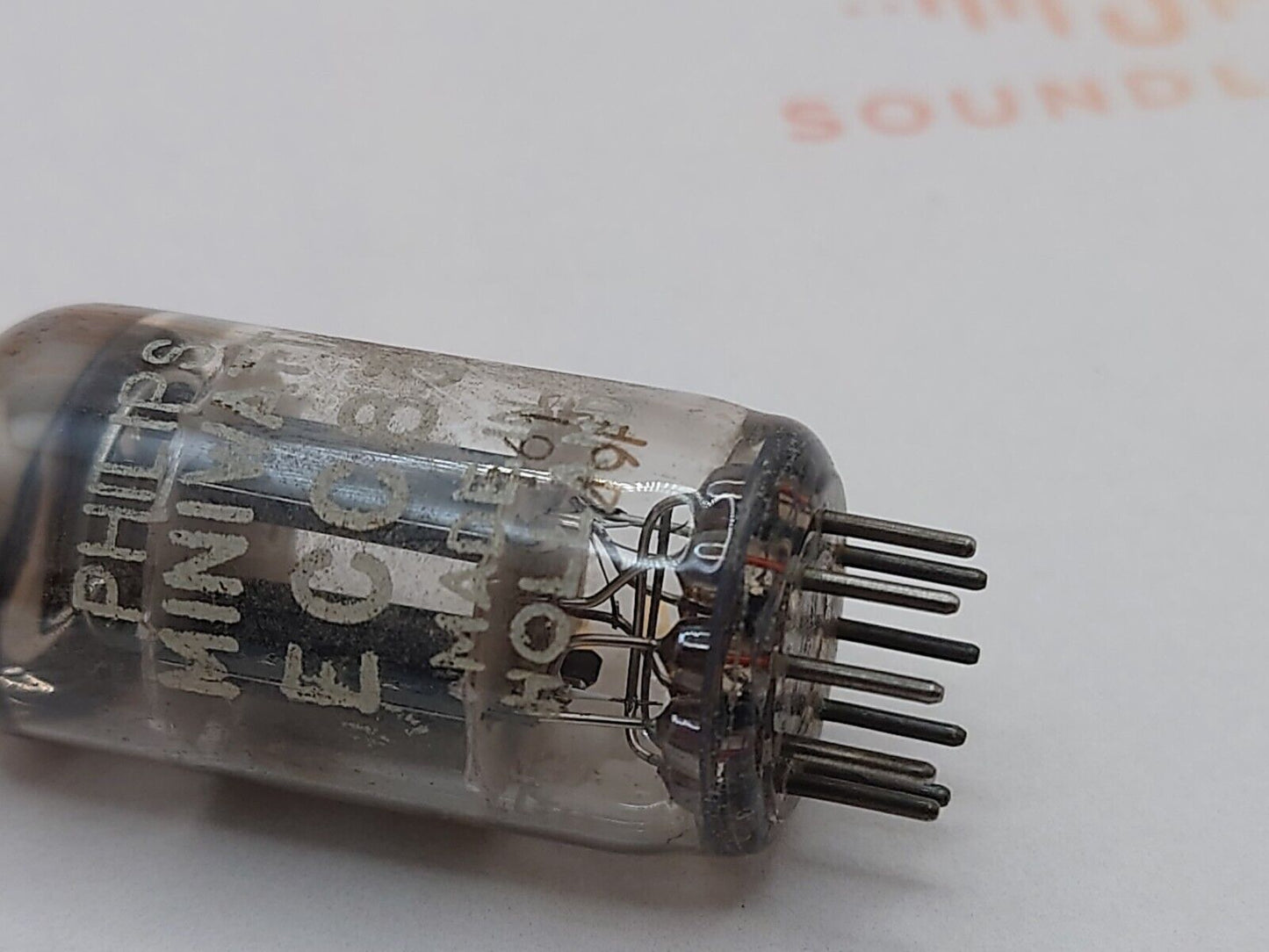 Philips Miniwatt ECC83 12AX7 Short Plates Matched Pair - Holland '59 I61 - Near NOS