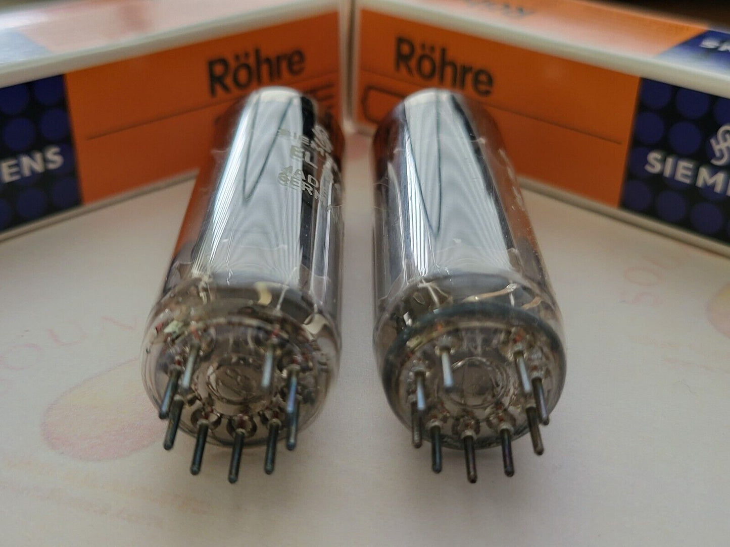 Siemens EL84 6BQ5 Matched Pair - München 1962/63 RX3 - NOS 