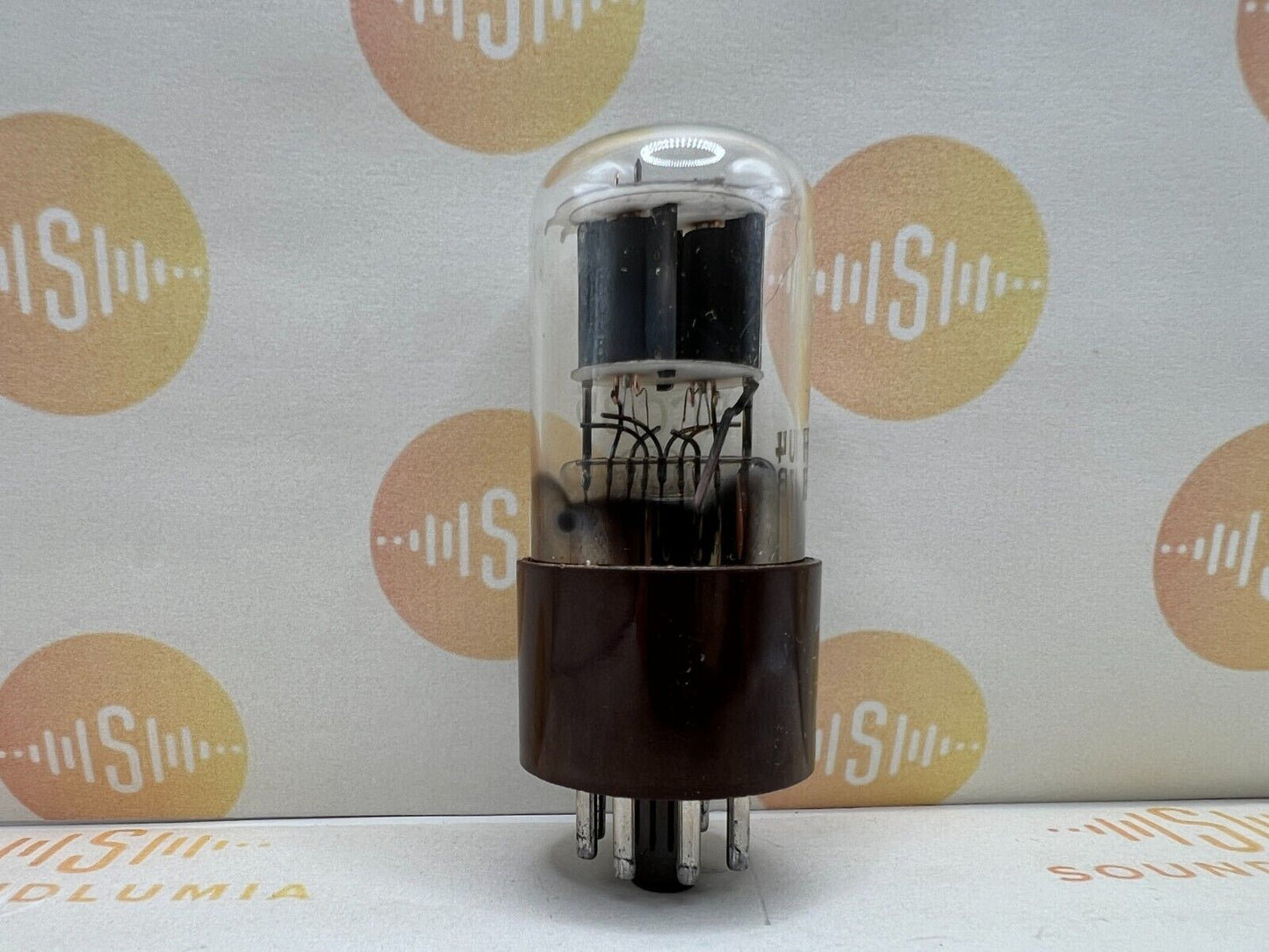 1x Mullard ECC35 CV569 6SL7GT Fat Brown Base Original Box - Blackburn '57 - NIB