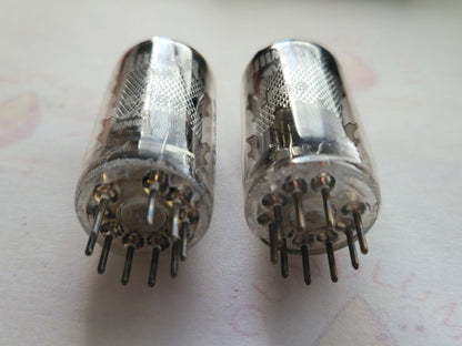 Mullard EF86 6267 Mesh-Platten, passendes Paar – Brimar-Label – Blackburn 1961 – NOS