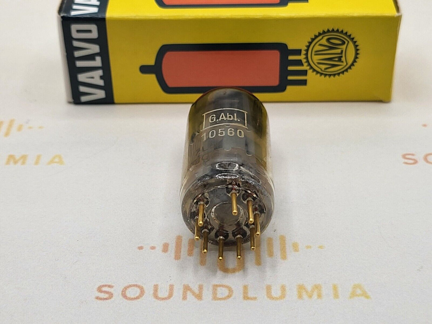 Valvo Philips E88CC gebogener D-Getter – G.Abl – Heerlen, NL '60 – NOS 