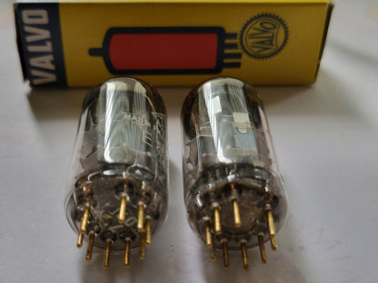 2x Valvo Hamburg E88CC = 6922 D-getter - 7L1 D9I - Telefunken & Red Label - NOS