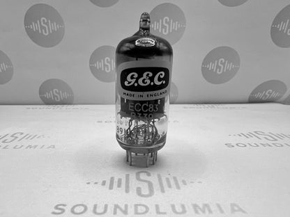 1x Mullard B339 CV492 (ECC83+) O-Getter Goldstift-Kurzplatten - Blackburn '59 