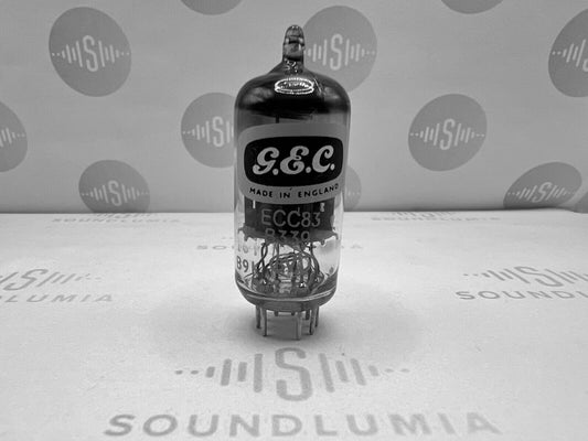 1x Mullard B339 CV492 (ECC83+) O-Getter Goldstift-Kurzplatten - Blackburn '59 