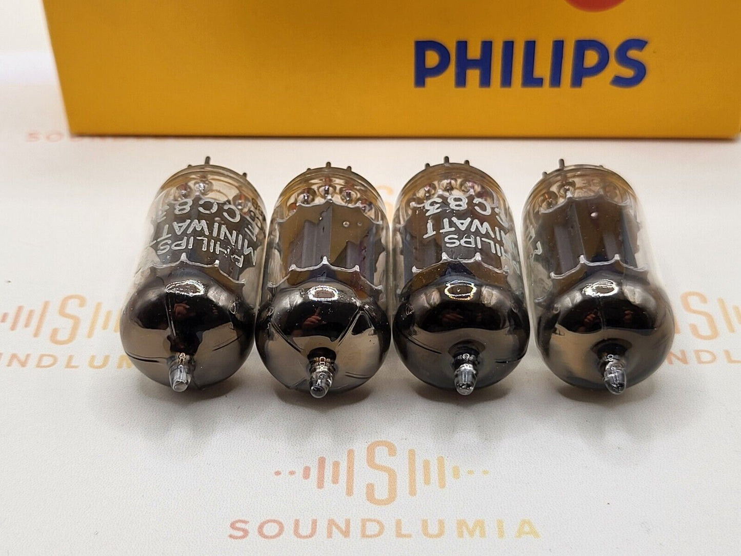 Philips ECC83 12AX7 Lange Platten Folie D Getter mC6