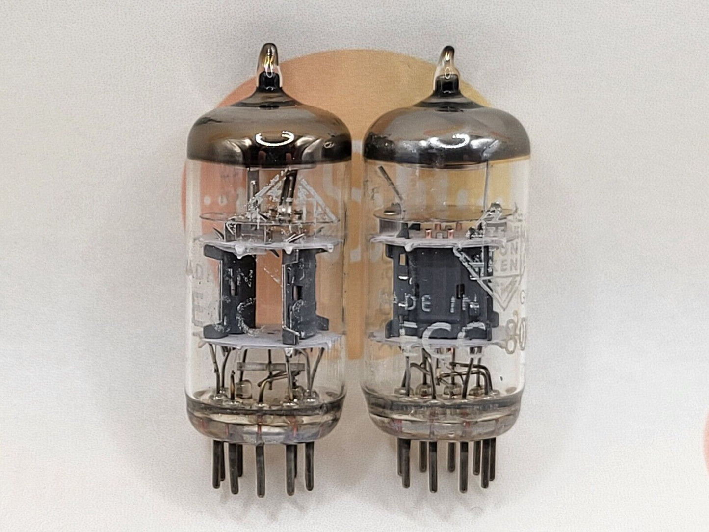 Telefunken ECC801S E81CC 6201 Triple-Mica ◇ Bottom - Ulm
