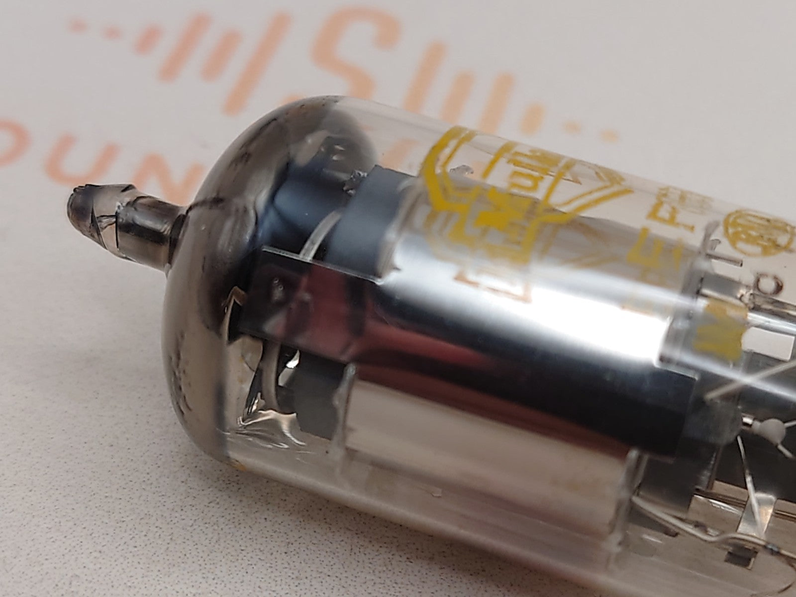 Mullard EF86 NOS Vacuum Tube | 6267 Silver Plates O-getter