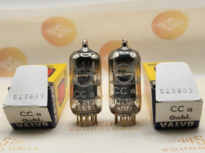 Valvo CCa (E88CC+) Passendes Paar Orig. Box BP Gabl. Holland '64 - Gleicher Code - NOS