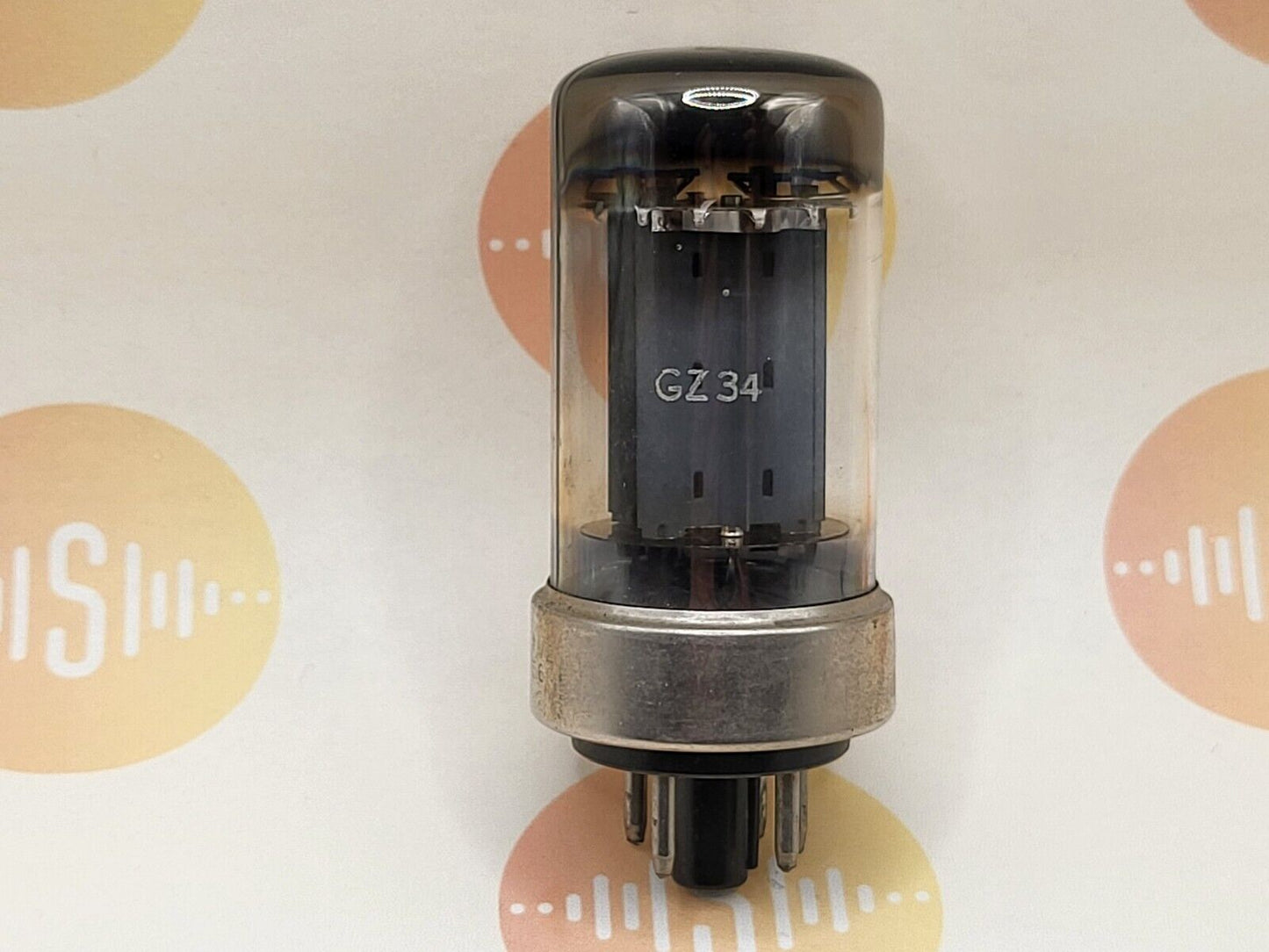 1x Philips GZ34 5AR4 DD Getter mit Metallsockel – Eindhoven'56 (tV2 56K) – nahezu neuwertig