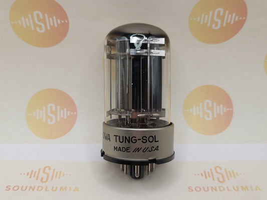 1x Tung-Sol JAN-6080WA (mil spec 6060 6AS7) schwarze Platten - USA - Stark