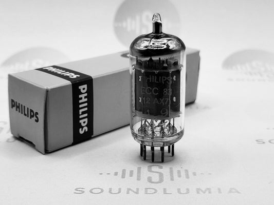 1x La Radiotechnique Philips France ECC83 mC2 - Suresnes, FR - '58 