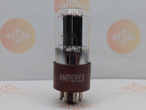 Amperex 6SN7GT bottom d-getter black plates vintage vacuum tube