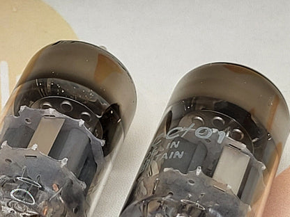 Mullard E88CC/01 = CV2493 (Mil. Spec E88CC) Matched Pair - Mitcham '71/'73 7L1