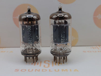 Telefunken ECC82 12AU7 Glatte Platten