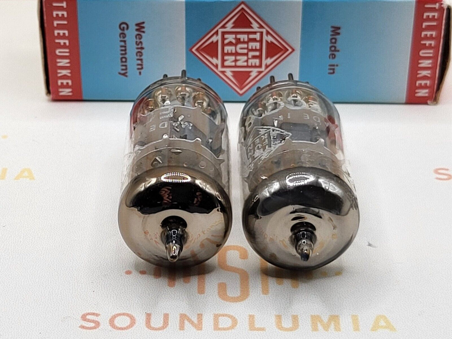 Telefunken ECC801S E81CC 6201 Triple-Mica ◇ Bottom - Ulm